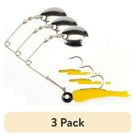 (3 pack) Johnson Beetle Spin Nickel Blade Hard Bait