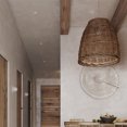 thumbnail image 5 of Arturesthome Wabi-sabi Vintage Pastoral Basket Weave Light Pendant Dining Room Rattan Decorative Lamps, 5 of 6