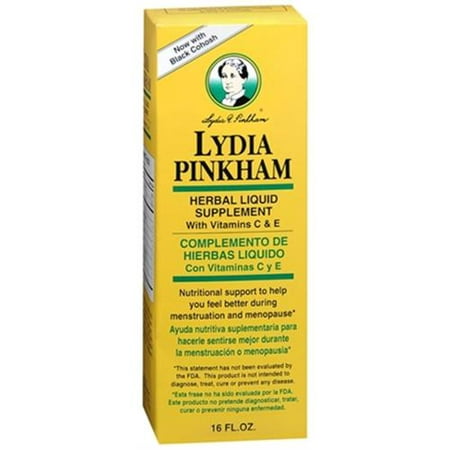 LYDIA PINKHAM supplément à base de plantes liquide 16 oz (Pack de 3)
