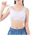 thumbnail image 3 of breaise Girls' Seamless Stretch Sports Bra Breathable Girls Training Bras Teens Sports Bras for Kids Cotton Wireless Light Padded Bralette, 3 of 7