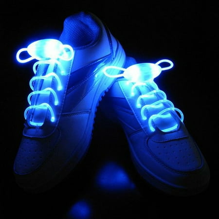 

1 Pair Luminous Shoelace Convenient to Use and Easy to Install for Sneakers and Trekking Shoes Blue