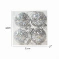 thumbnail image 3 of Christmas Balls, 4pcs Transparent Tinsel Ornament Set Clear Plastic Hanging Balls for Christmas Tree Holiday Party Home Decor 2025, 3 of 4