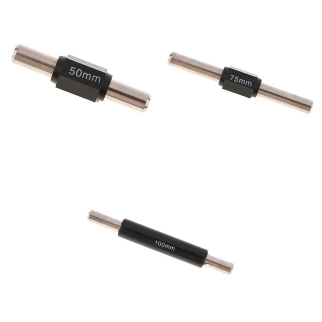 3x Barra de de Calibración Estándar Calibre Micrométrico Herramienta profesion para Uso commerce business Zulema Kits estándar de micrómetro