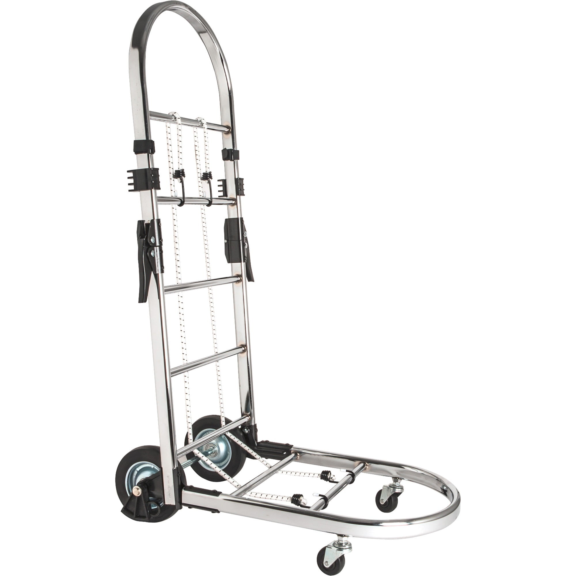 Sparco Portable Platform Luggage Cart, Chrome