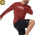 thumbnail image 5 of Diufon Sun Protection Shirts for Men UPF 50+ Long Sleeve Crewneck Tops Athletic Gym Shirt for Hiking Running, 5 of 9
