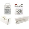 JAM Paper Assortments, Office Starter Kit, White, Stapler, Tape Dispenser, Paper Clips & Binder Clips, 4/pack