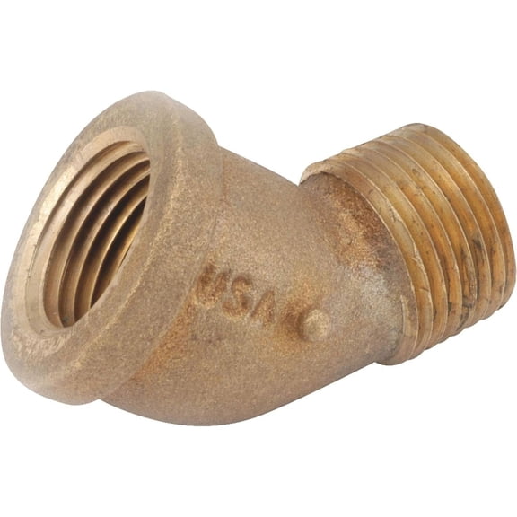 Anderson Metals Corp. 45 Degree Street Elbow Tube - 738124-04 - Pack of 1