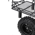 thumbnail image 4 of Remorque à godets en métal RC, simulation de voiture traînante pour TRX4 D90 SCX10 CC01 1/10, pièces de bricolage, noir, 4 of 4