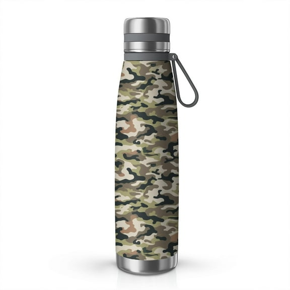 29oz Stainless Steel Insulated Thermos with Tea Filter, 360° Printed Travel Bottle, Leakproof BPA-Free Flask with Anti-Slip Base, 304 Inner & 201 Outer, Vacuum Cup
