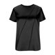 thumbnail image 4 of TaTaai Women's Lightweight Satin Blouse Round Neck Short Sleeve Business Casual Wear Sheen Fabric Office T-shirt Style Top Gift, 4 of 6