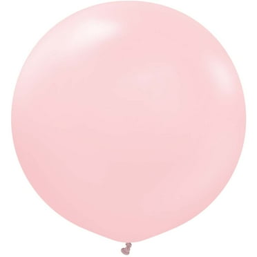 24 inch Kalisan Macaron Pink Latex Balloons (2 Pack) - Party Supplies Decorations