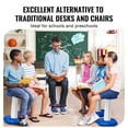 thumbnail image 6 of Kids Wobble Chair Active Stool with Sponge Cushion Improves Focus Posture Calm for School Home Age 7 14 Blue, 6 of 6