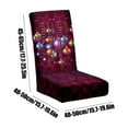 Anckoeil Christmas Dining Chair Covers Chair Back Covers Removable