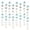 Blue, variant on 8-Piece Watercolor Pumpkin Sewing Hanging Garland – Paper Wall Ceiling Decor Streamer, Blue & Pink Fall Theme, for Thanksgiving, Boho & Party Backdrop