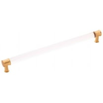 Hickory Hardware P3711-CABGB 12 in. Midway Pull, Crysacrylic with Brushed Golden Brass
