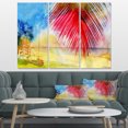 thumbnail image 1 of Design Art - Retro Palm Leaf Watercolor, 1 of 3