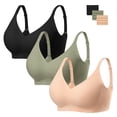 thumbnail image 1 of Bra Habibee No Underwire Comfort Push Up sin costuras para mujer, 1 of 8