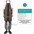 thumbnail image 1 of PVC Waterproof & Oil-Resistant Apron with Neck Tie - Extended Length 80x55cm for Kitchen, Cafeteria, Industrial Use - Durable, Easy-to-Clean Brown Work Apron for Cooking, Cleaning, Restaurant &, 1 of 6