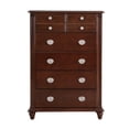 thumbnail image 6 of Glory Furniture Summit 5-Drawers Bedroom Chest in Cappuccino, 6 of 8