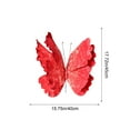thumbnail image 3 of CREATITOY Large PE Colored Butterfly Artificial Flowers - Festival Party Garden Decor, 3 of 6