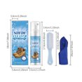 thumbnail image 3 of Suede Cleaner Shoe Cleaner Kit Suede And Abrasive Leather Cleaner For Knitted Boots Leather Canvas 100ML, 3 of 9