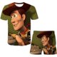 thumbnail image 1 of Disney Toy Story 4 ropa para niño niña niños verano manga corta dibujos animados Anime 3D estampado adolescentes camisetas Tops pantalones cortos conjunto 4-14y9-10T Gao Jinjia LED, 1 of 2