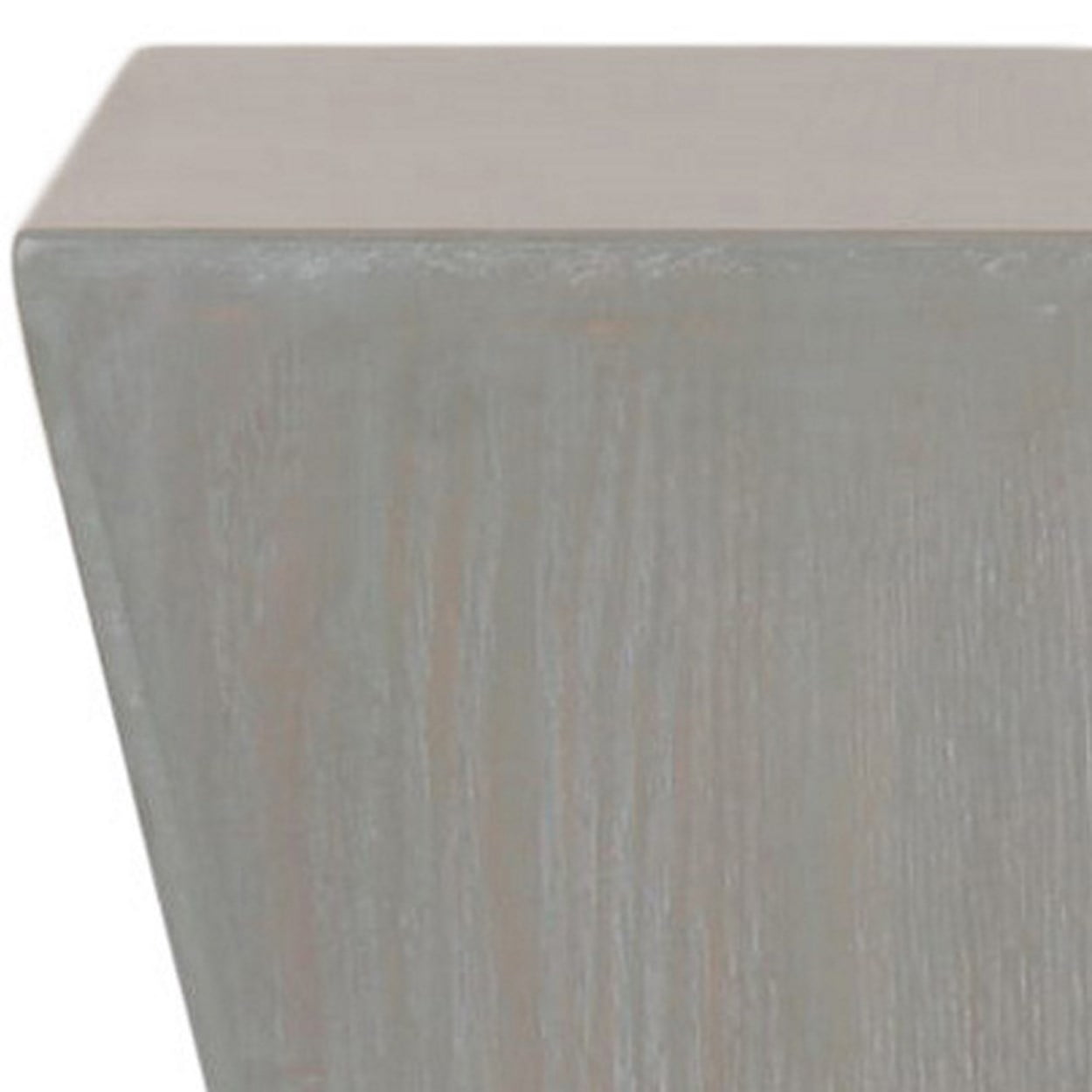 SAFAVIEH Lotem Solid Curved Square Top Accent Table, French Grey