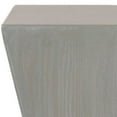 thumbnail image 4 of SAFAVIEH Lotem Solid Curved Square Top Accent Table, French Grey, 4 of 5