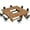 Light Brown, variant on Tribesigns 71” Rectangular Conference Table, 6FT Executive Meeting Table for Office, Dark Brown(2PC)