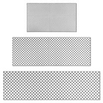 Gray White Checkered Pattern Kitchen Rugs Sets Of 3,Kitchen Runner Rugs Non Skid Washable,Decorative Kitchen Floor Mats for Kitchen,Sink,Laundry,17"x30"  17"x47"   17"x59"