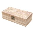 thumbnail image 6 of 7.9×2.3 In Wooden Boxes Durable Easy To Use Dustproof Prevent Slippery Delicate And Cabinet Rose Gold Foil Leopard Print_12, 6 of 8