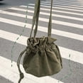 thumbnail image 2 of Women Bucket Bag Fashion Drawstring All-match Crossbody Bag Shoulder Purse, 2 of 10