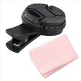 thumbnail image 2 of 52mm Phone Lens Filter with Clip for Smartphone Universal ND2-400 Variable Filter for Mobile Phone Camera Lens,1 * Filter Clip 1 * Cloth,black, 2 of 8