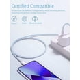 thumbnail image 3 of Simyoung USB C to USB C Charging Braided Cable, Blue, 3 of 5