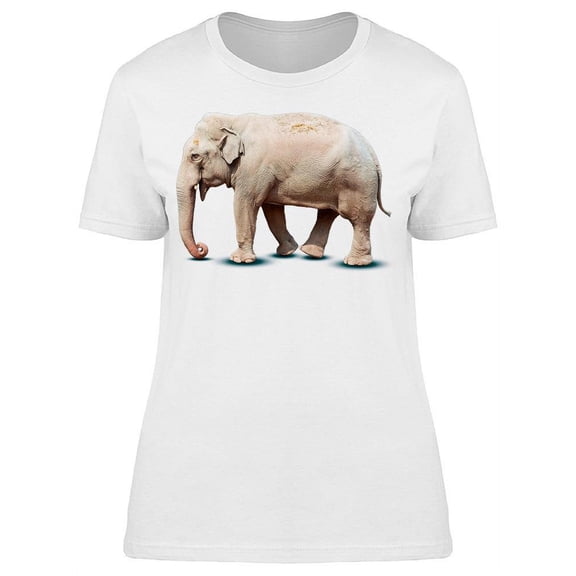 Gorgeous Light Elephant Portrait T-Shirt Women -Image by Shutterstock, Female Small