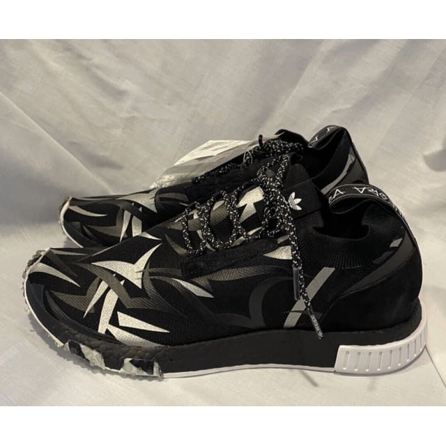 Adi - das Consortium NMD Racer Juice Mens 10.5 Black White DB1777