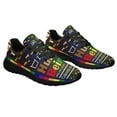 thumbnail image 6 of Lgbt Human Beings 0 Organic Colours May Vary Shoes Sneakers for Women Men Black Size 8, 6 of 7