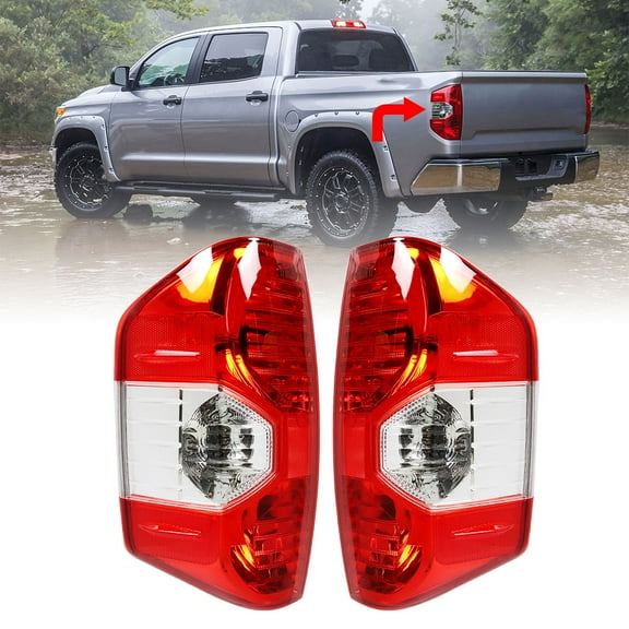 Genrics Pair of Rear Left and Right Tail Light Brake Lamp Assembly Replacement for 2014-2020 Toyota Tundra Driver and Passenger Side