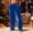 #Blue, variant on DPTALR Men's Solid Color Flannel Warm Elastic Waist Straight Leg Long Pants,Navy,S
