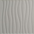 thumbnail image 5 of 19 5/8"W x 19 5/8"H Shoreline EnduraWall Decorative 3D Wall Panel, Universal Pearl Metallic Champagne Pink (Covers 2.67 Sq. Ft.), 5 of 6