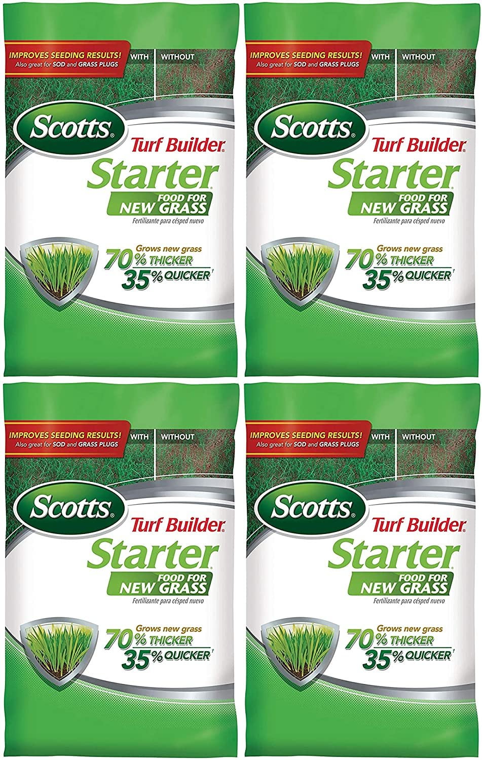 Scotts Turf Builder Starter Food for New Grass, 15 lb. Lawn Fertilizer for Newly Planted Grass
