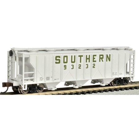 Bachmann N Scale Train Three Bar Covered Hopper Southern 73851
