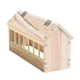 thumbnail image 4 of Comedero de madera para palomas, dispensador de comida de madera para aves de corral, comedero para pollos, comedero para aves de corral 40 centímetros, 4 of 9