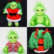 Risewill Christmas Plush Doll Green Monster Doll,Suitable for Christmas Decorations/Gifts