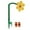 B, variant on Dancing Daisy Sprinkler, Crazy Daisy Sprinkler, Garden Crazy Daisy Sprinkler Stake, Lawn Watering Sprinkler Sprayer, Garden Irrigation Tool for Yard Watering