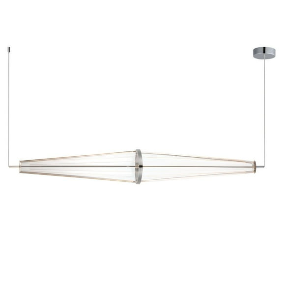 ET2 Lighting - Quasar - 15W 3 LED Linear Pendant-7.75 Inches Tall and 7.75