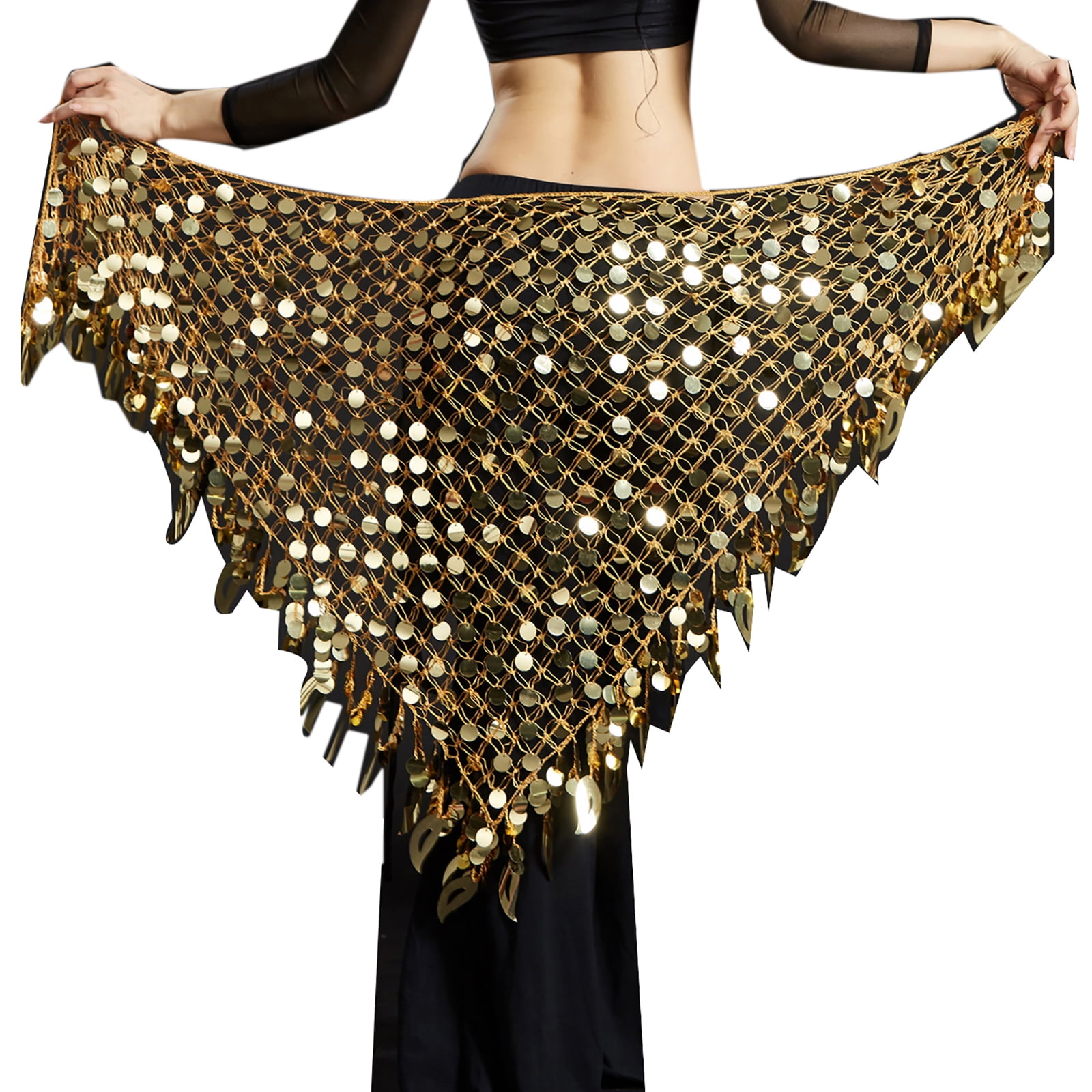 Belly Dancing Pants Glitter Sequins Belly Dance Hip Scarf Tassel Belly - Poland Belly Dancer 11 thumbnail image