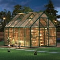 thumbnail image 4 of EastVita 8x10 ft Walk-In Greenhouse KitClear Pop-up Greenhouse Green, 4 of 8
