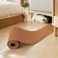 thumbnail image 4 of Carpet Protector for Pets Cat Carpet Protector for Doorway, Anti Scratch Under Door Cat Scratch Protector Mat, Easy to Cut Plastic Stopper (Brown, 39.3in-1pack), 4 of 7