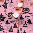 thumbnail image 5 of Girls Suit Printed Short Sleeve Cute Trendy Daily Halloween for Girls Sport Soft Kids Lovely Shorts Set, 5 of 5